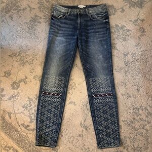 MM Vintage brand Embroidered Jeans